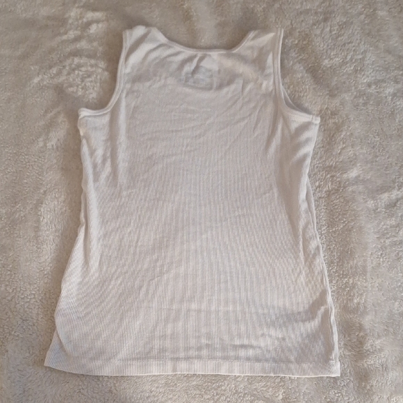 White Tank Top - Picture 3 of 3